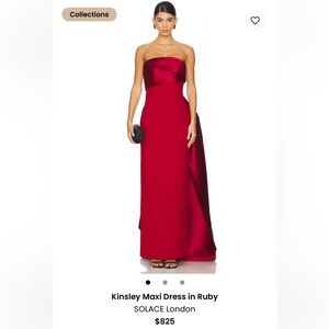 Solace London Kinsley Maxi Dress in Ruby